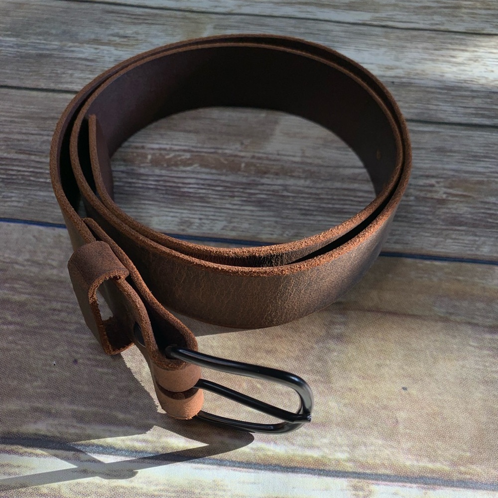 Main Street Forge, The Bootlegger Leather Belt, size 38